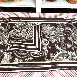 Michael kors brown paisley pillow shams